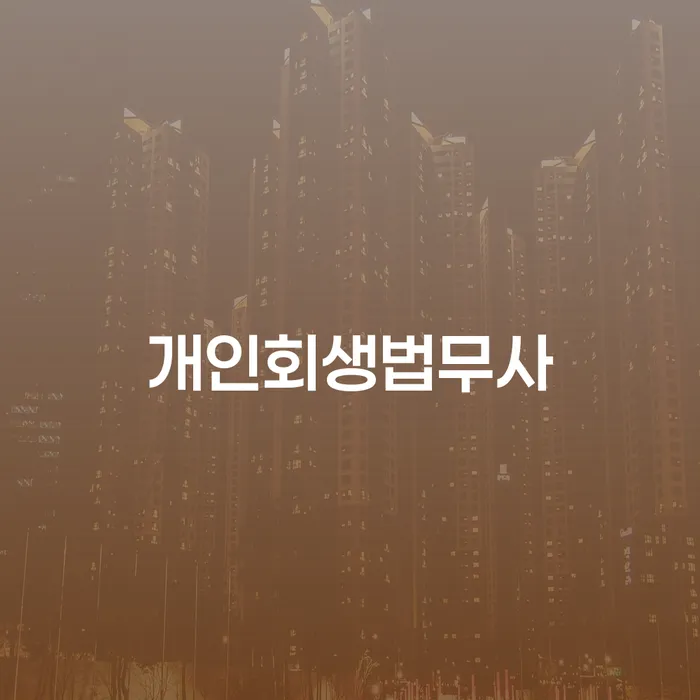 지방법원개인회생 개인회생 문제해결방법 이렇게 진행을